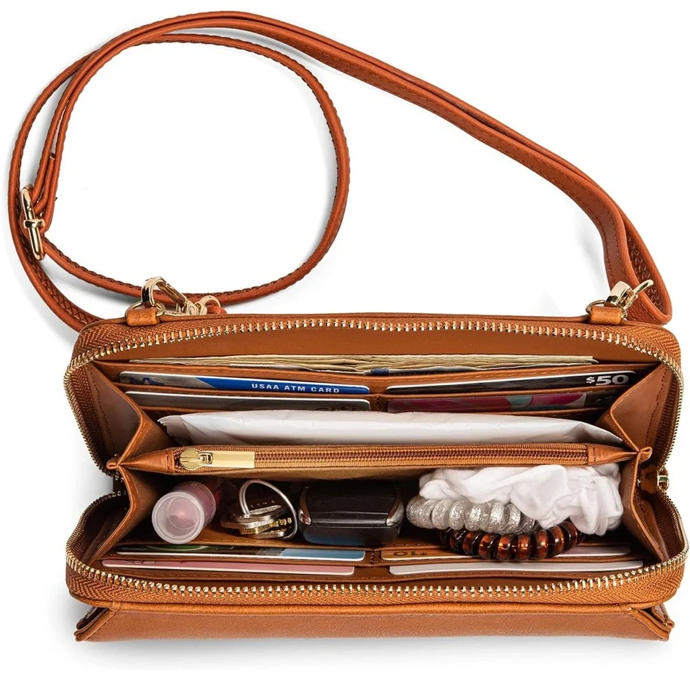 New, Crossbody purse for women, RFID blocking - Picture 6 of 9